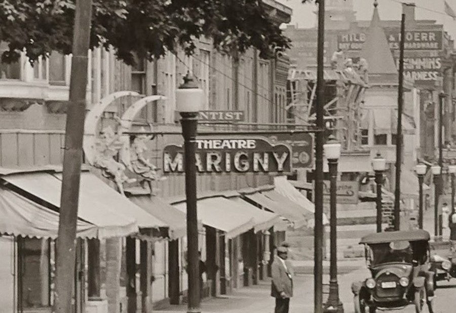 1916 photo from David Jones Marigny Theatre, Pontiac